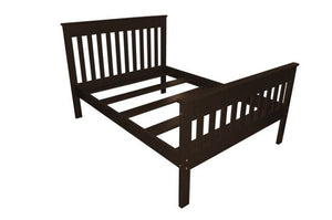 Harmony Bed - Twin, TwinXL, Full and Queez Size Beds Full / Rich Tobacco