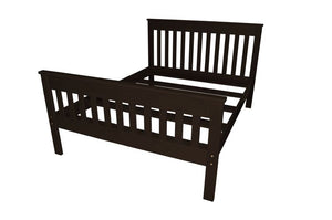 Harmony Bed - Twin, TwinXL, Full and Queez Size Beds Queen / Black Paint