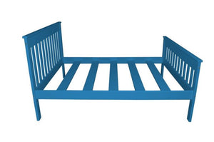 Harmony Bed - Twin, TwinXL, Full and Queez Size Beds Queen / Caribbean Blue Paint