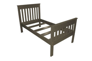 Harmony Bed - Twin, TwinXL, Full and Queez Size Beds Twin / Homestead Stain