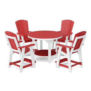 Heritage 5-Piece 48" Pub Counter Set Dining Set