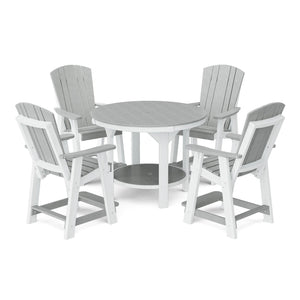 Heritage 5-Piece 48" Pub Counter Set Dining Set