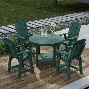 Heritage 5-Piece 48" Pub Counter Set Dining Set