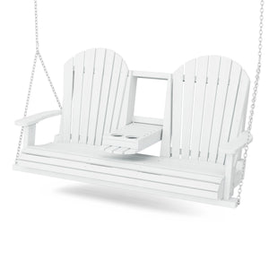 Heritage 5' Swing With Console Porch Swing