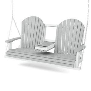 Heritage 5' Swing With Console Porch Swing