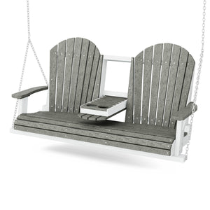 Heritage 5' Swing With Console Porch Swing