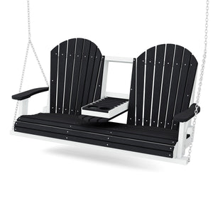 Heritage 5' Swing With Console Porch Swing