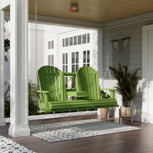 Heritage 5' Swing With Console Porch Swing