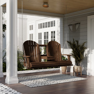 Heritage 5' Swing With Console Porch Swing