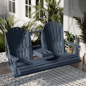 Heritage 5' Swing With Console Porch Swing