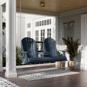 Heritage 5' Swing With Console Porch Swing