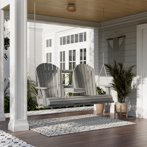 Heritage 5' Swing With Console Porch Swing