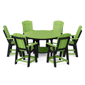 Heritage 7-Piece 60" Pub Counter Set Dining Set