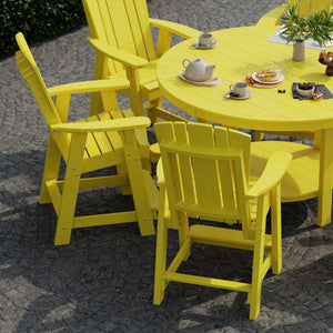 Heritage 7-Piece 60" Pub Counter Set Dining Set