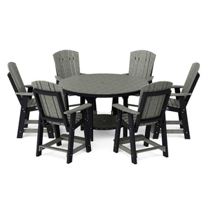 Heritage 7-Piece 60" Pub Counter Set Dining Set