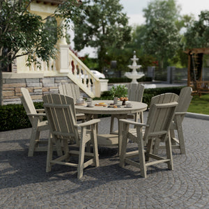 Heritage 7-Piece 60" Pub Counter Set Dining Set
