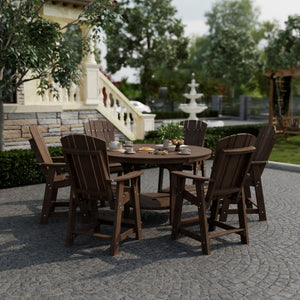 Heritage 7-Piece 60" Pub Counter Set Dining Set