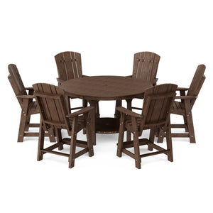 Heritage 7-Piece 60" Pub Counter Set Dining Set