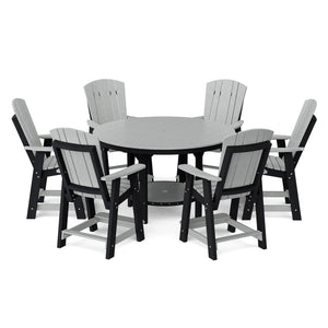 Heritage 7-Piece 60" Pub Counter Set Dining Set