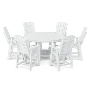 Heritage 7-Piece 60" Pub Counter Set Dining Set