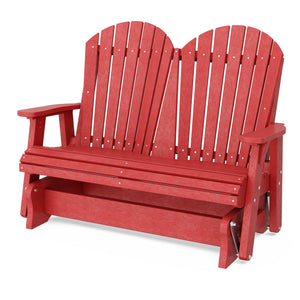 Heritage Double Glider Outdoor Glider Cardinal Red / Same Color