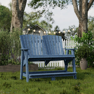 Heritage Double High Adirondack Garden Bench