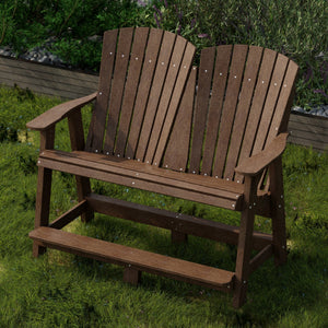 Heritage Double High Adirondack Garden Bench