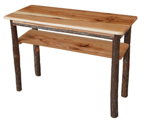 Hickory Hallway Table Desks Rustic Hickory