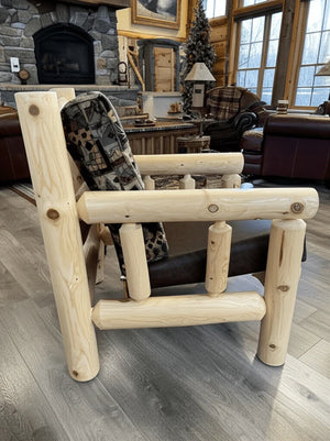 Lakeland Frontier Log Chair Lounge Chair