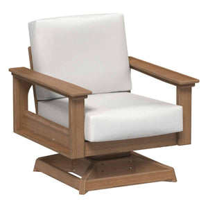 Lanai Deep Seating Swivel Rocker Porch Swing Antique Mahogany