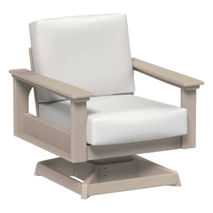 Lanai Deep Seating Swivel Rocker Porch Swing Weatherwood