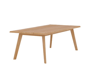 Lechair 7-Piece Rectangular Teak Outdoor Dining Set with Barrel Back Armchairs Outdoor Dining Set