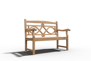 Liane 2-Person Teak Outdoor Bench Outdoor Chair