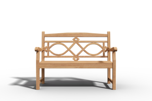 Liane 2-Person Teak Outdoor Bench Outdoor Chair