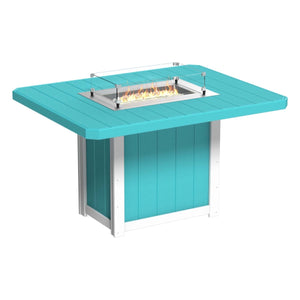 Lumin 62" Outdoor Rectangular Fire Table by LuxCraft Outdoor Table
