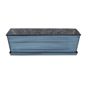 Medium Flower Box Tray Kit - Blue / White Flower Box Brackets