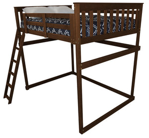 Mission Loft Bed w Side Ladder Ladders Full / Asbury