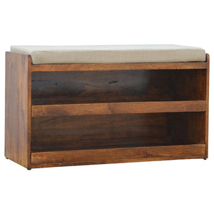Mud Linen Shoe Bench Bench