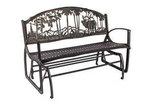 Outdoor Elk Glider Bench outdoor furniture
