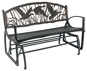 Outdoor Geese Glider Bench outdoor furniture