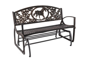 Outdoor Horse Glider Bench outdoor furniture