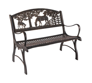 Outdoor Horse Loveseat outdoor furniture