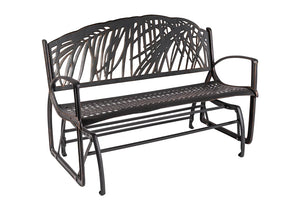 Outdoor Palm Glider Bench outdoor furniture