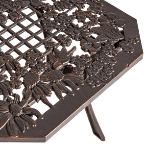 Outdoor Wildflower End Table outdoor furniture