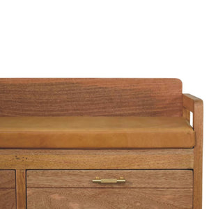 Oxford Hardwood 2 Drawer Storage Bench Bench