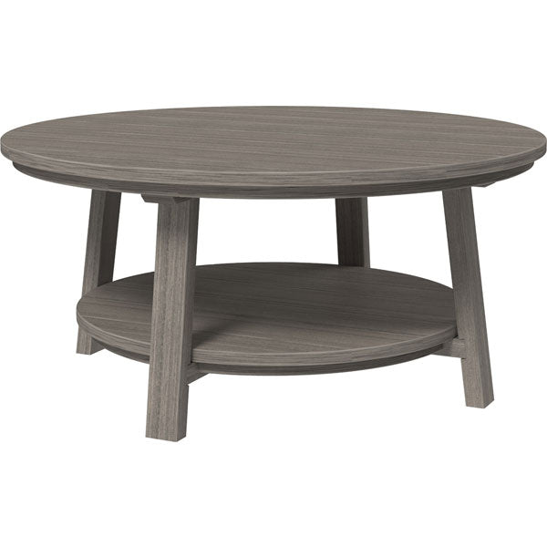 Poly Deluxe Conversation Table Outdoor Table Coastal Gray