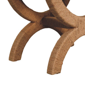 Rattan Arch Bench Bench
