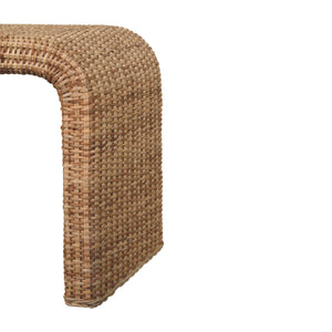 Rattan Weave Bench Bench