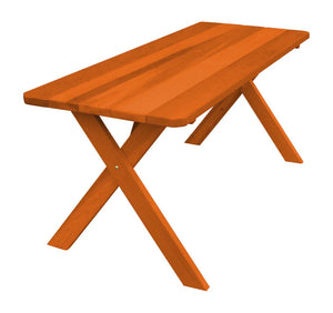 Regallion Crossleg Outdoor Cedar Tables Garden Bench