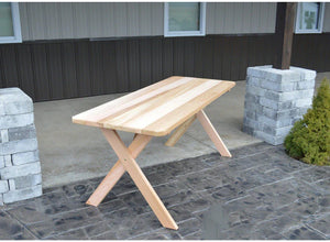 Regallion Crossleg Outdoor Cedar Tables Garden Bench